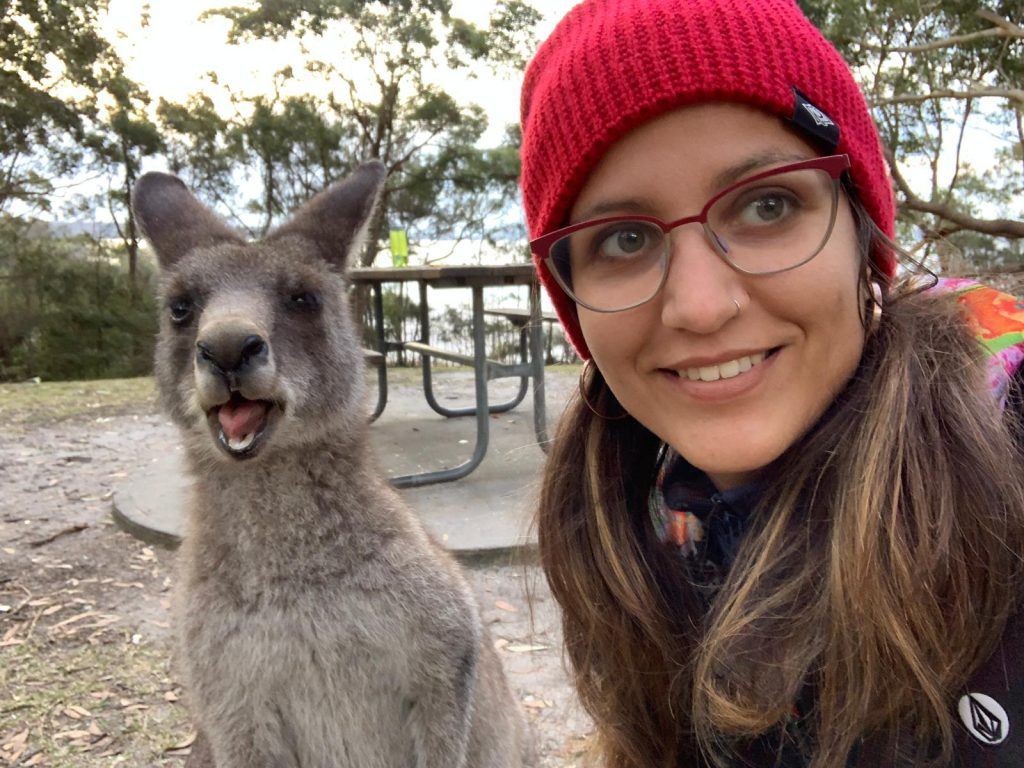 DOMENECH, Grisel.la_With kangaroo