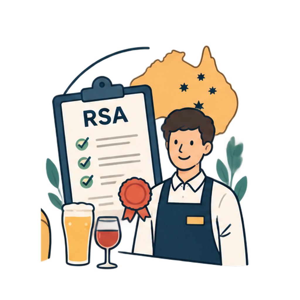RSA para trabajar sirviendo alcohol en Australia