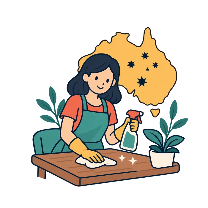 Domestic cleaning en Australia