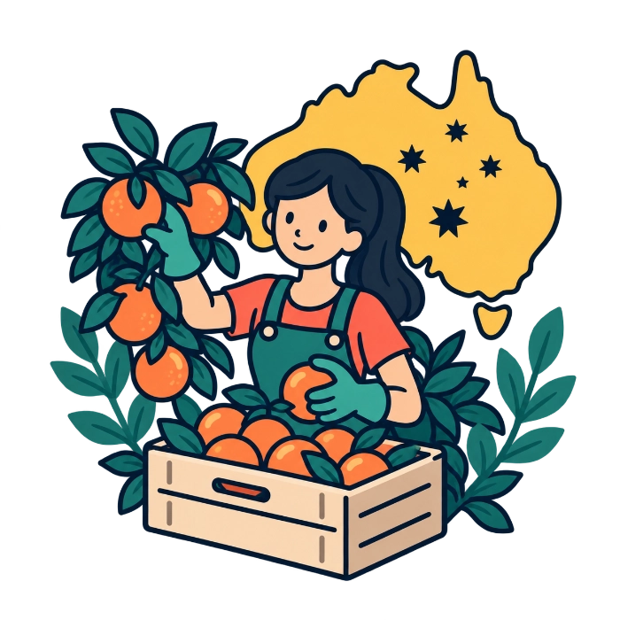 Fruit picking en Australia