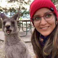 DOMENECH, Grisel.la_With kangaroo